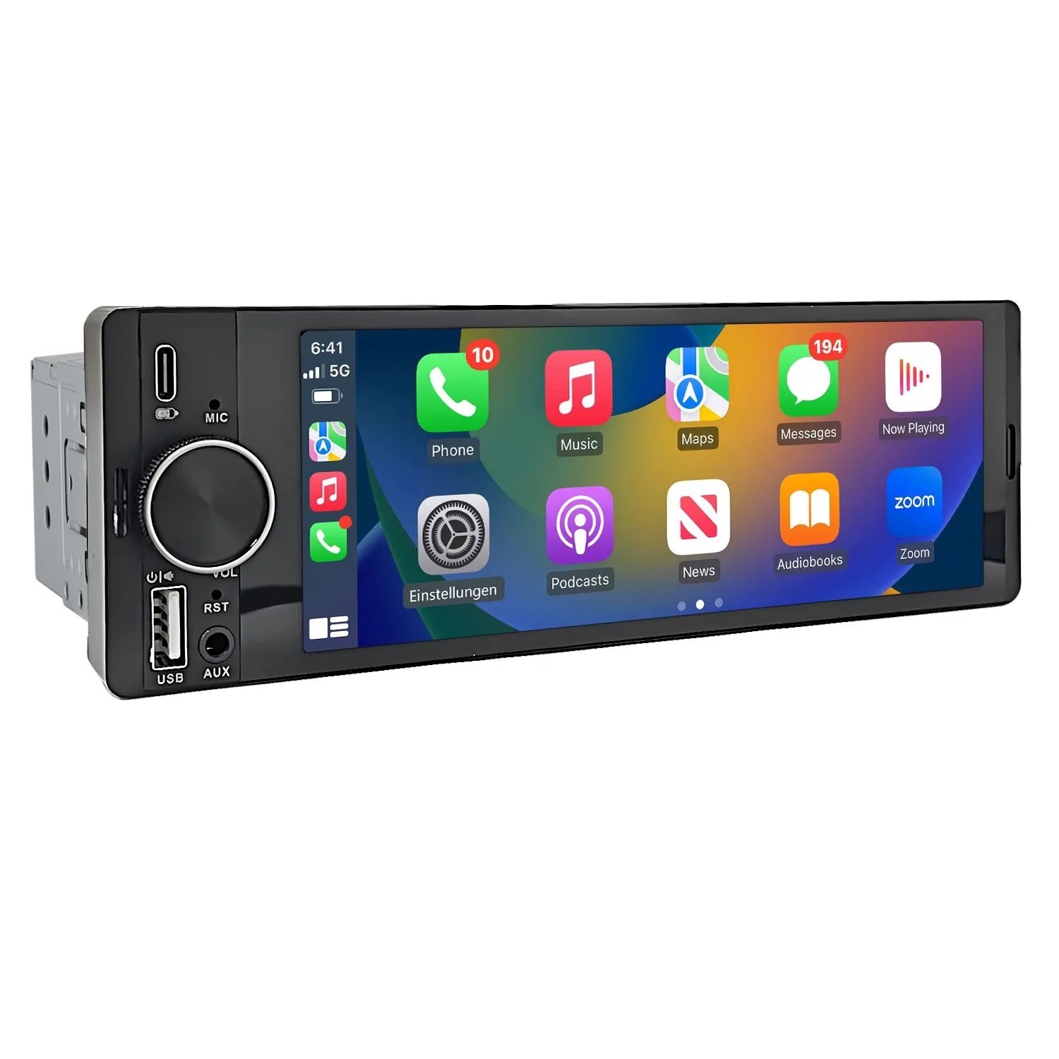 Autoradio Android au format 1-DIN
